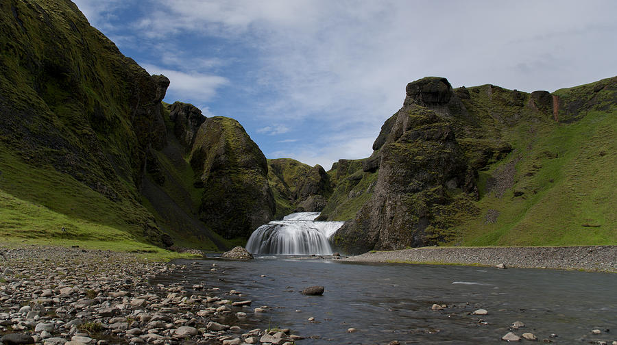 Icelandic Waterfall #1 Photograph by Brian Kamprath