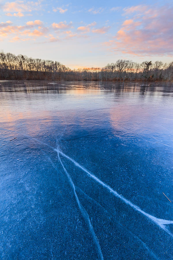 Icy Sunset #1 Photograph by Bryan Bzdula Icy Sunset #1 Photograph by Bryan Bzdula