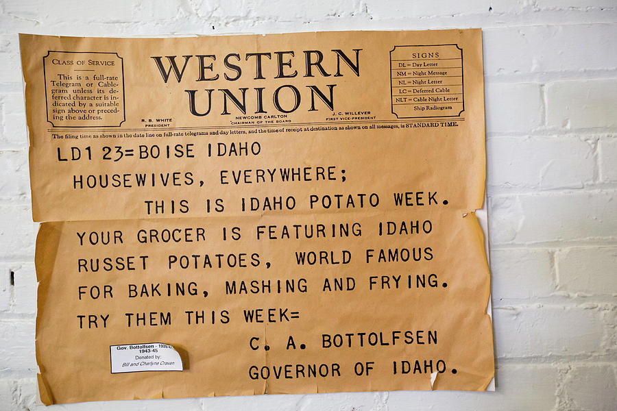 Still Life Photograph - Idaho Potato Museum #1 by Jim West