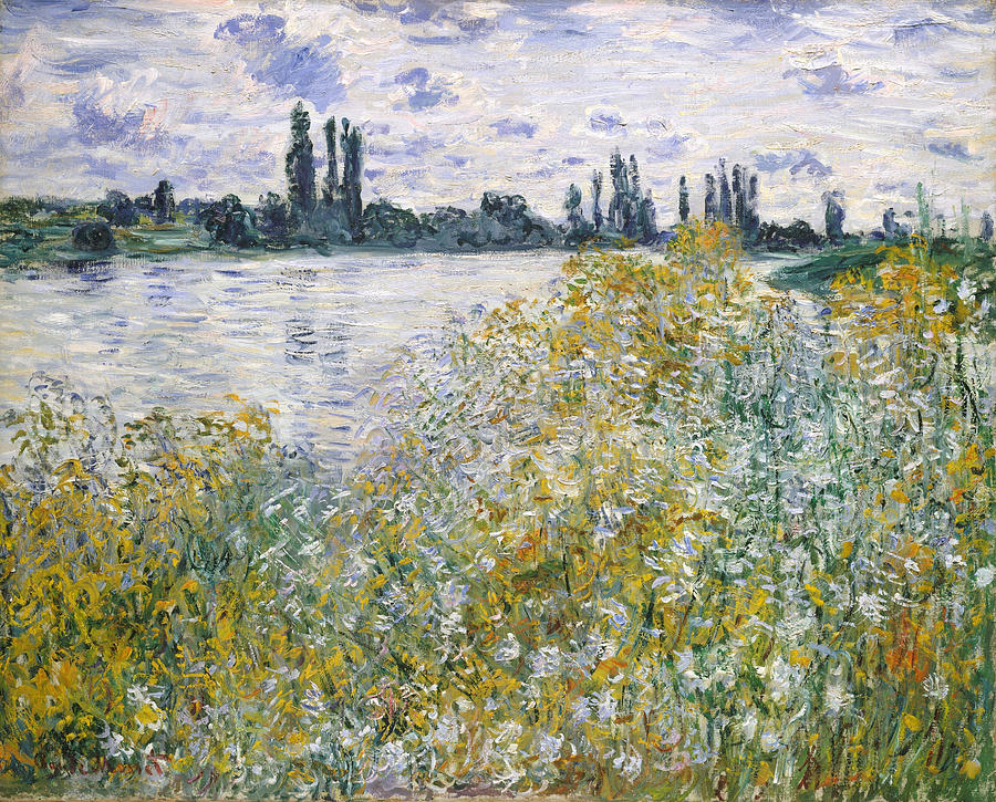 Ile aux Fleurs near Vetheuil   #3 Painting by Claude Monet