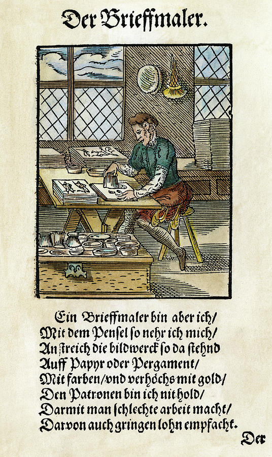 Illuminator, 1568 #1 Drawing by Granger Illuminator, 1568 #1 Drawing by Granger