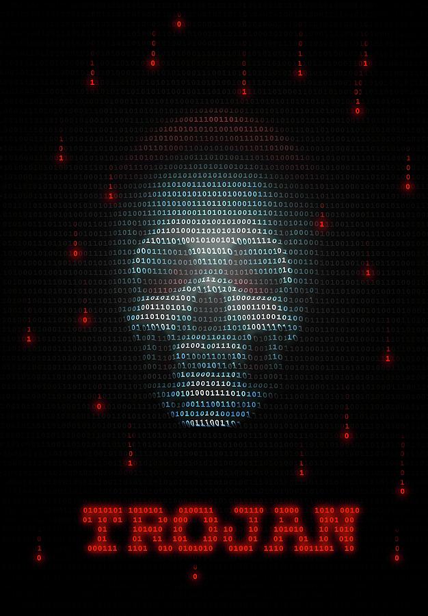 Illustration Of Computer Virus Or Trojan Photograph by Mark Garlick