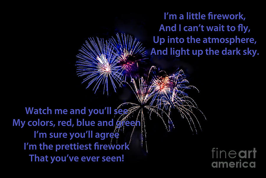 Im a Little Firework #1 Photograph by Grace Grogan