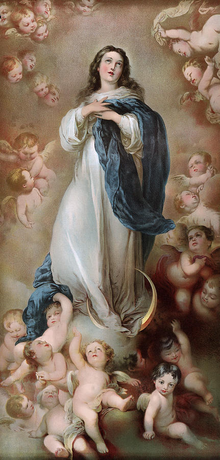 Immaculate Conception Painting By Granger - Fine Art America