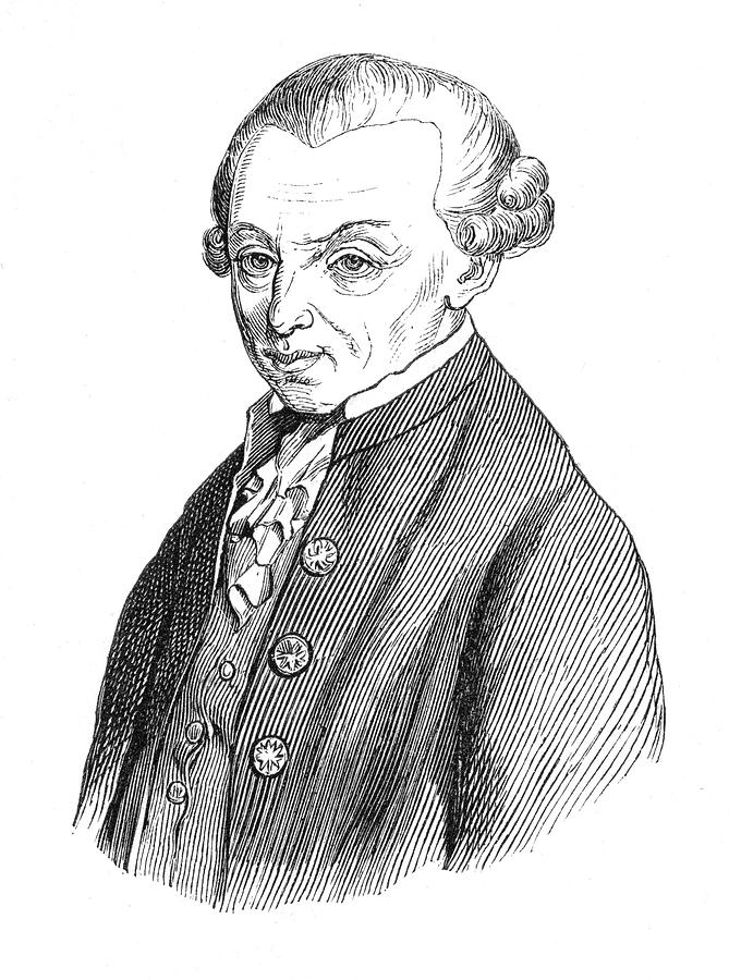 Immanuel Kant German Philosopher Drawing by Mary Evans Picture ...
