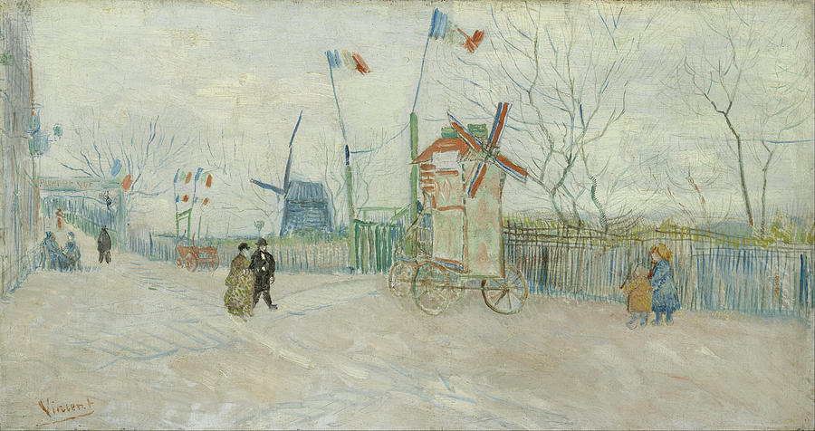 Impasse Des Deux Freres #1 Painting by Vincent Van Gogh