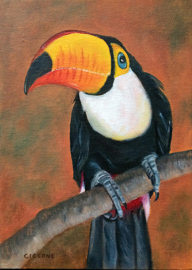 Impressive Beak Painting by Jill Ciccone Pike