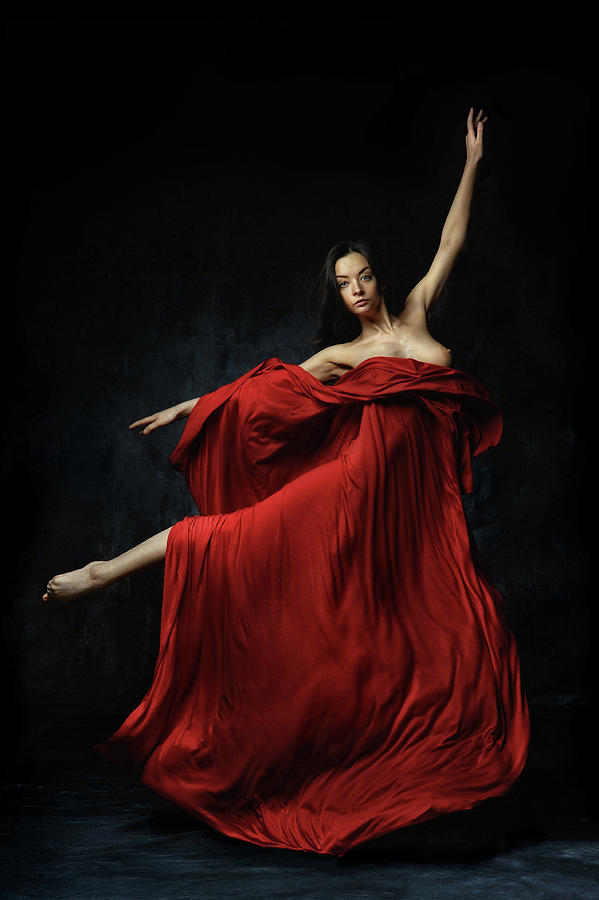 In Red #1 Photograph by Constantin Shestopalov