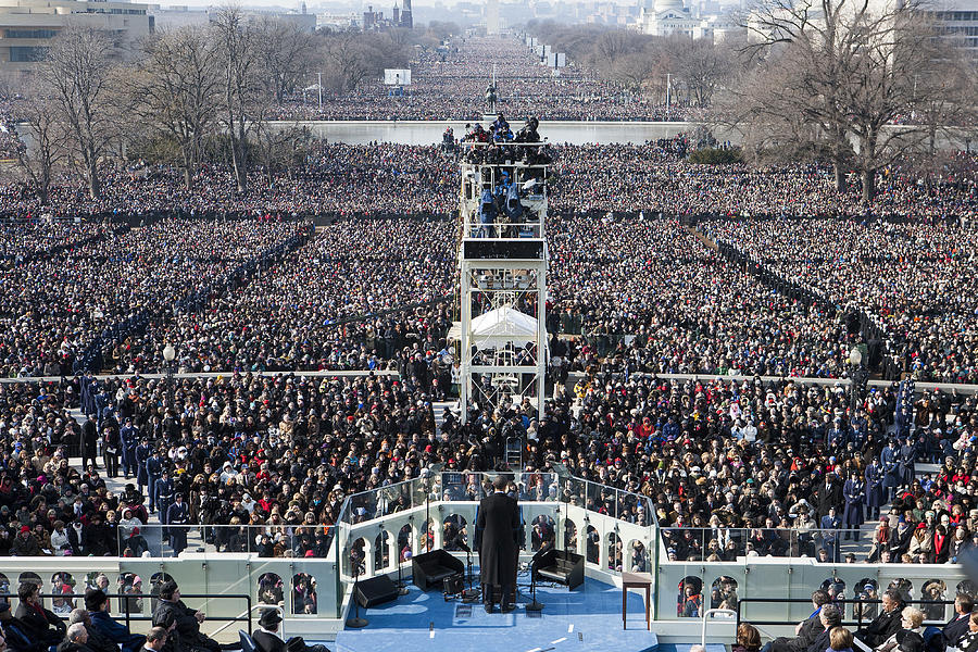 Barack Obama Photograph - Inauguration #1 by JP Tripp