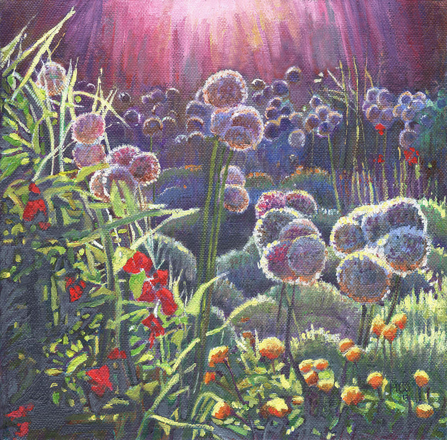 Flower Painting - Incandescence by Helen White