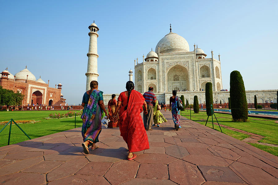 India, Uttar Pradesh State, Agra, Taj Photograph by Tuul & Bruno Morandi India, Uttar Pradesh State, Agra, Taj Photograph by Tuul & Bruno Morandi