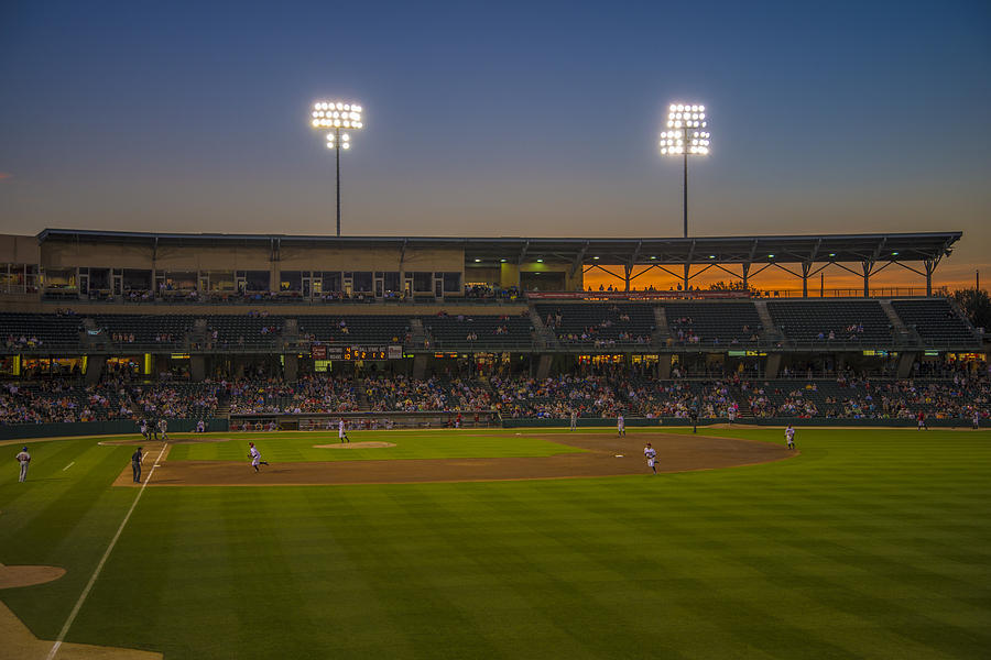 Indianapolis Indians Victory Field Sunset 4694 #1 Photograph by David Haskett II