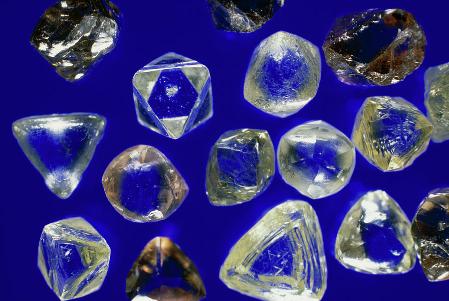 Industrial Diamonds #1 Photograph by Sinclair Stammers/science Photo Library