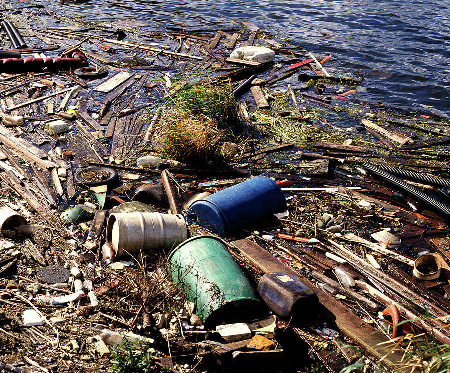 Industrial Water Pollution Photograph by Steve Allen
