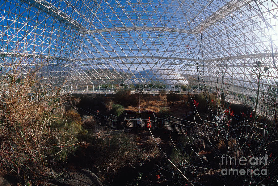 Inside Biosphere 2 #1 Photograph by Gregory G. Dimijian, M.D.