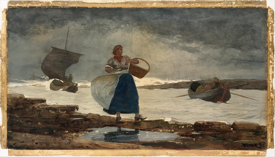 Winslow Homer Painting - Inside the Bar #1 by Celestial Images