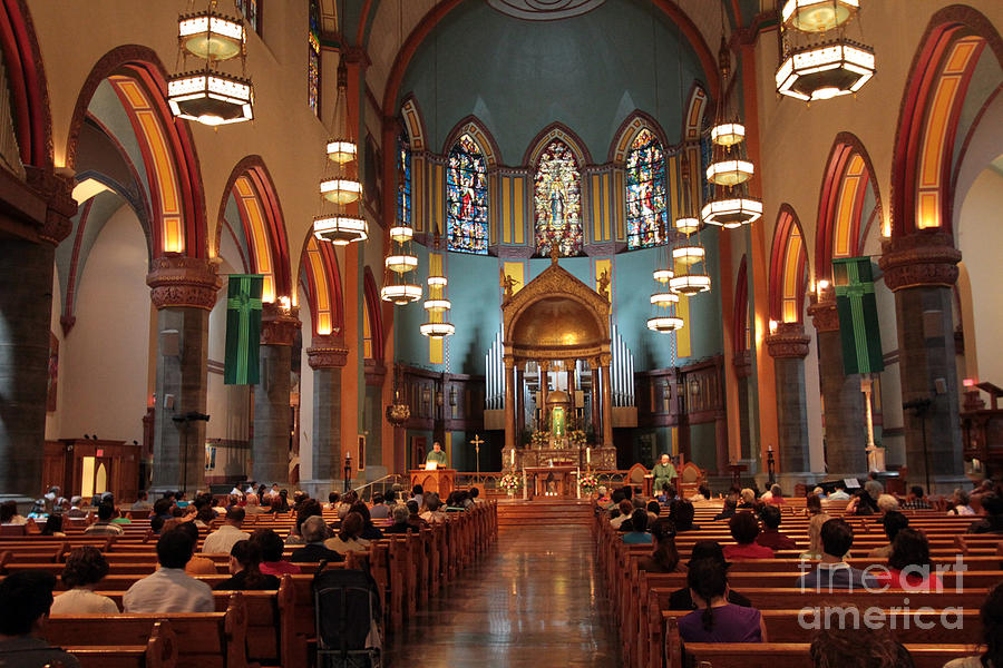 Inside the Church of St Paul the Apostle  #1 Photograph by Steven Spak