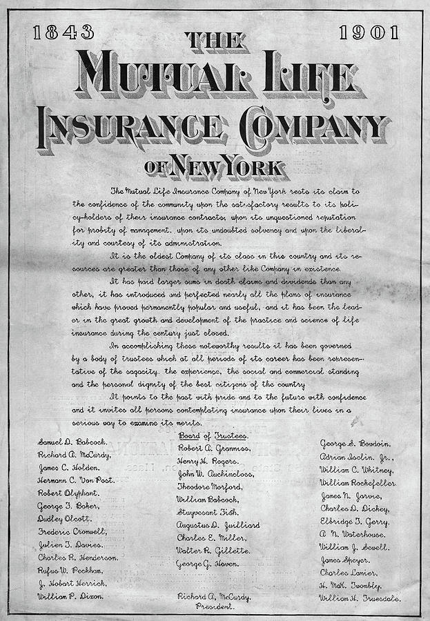 Insurance Advertisement #1 Painting by Granger
