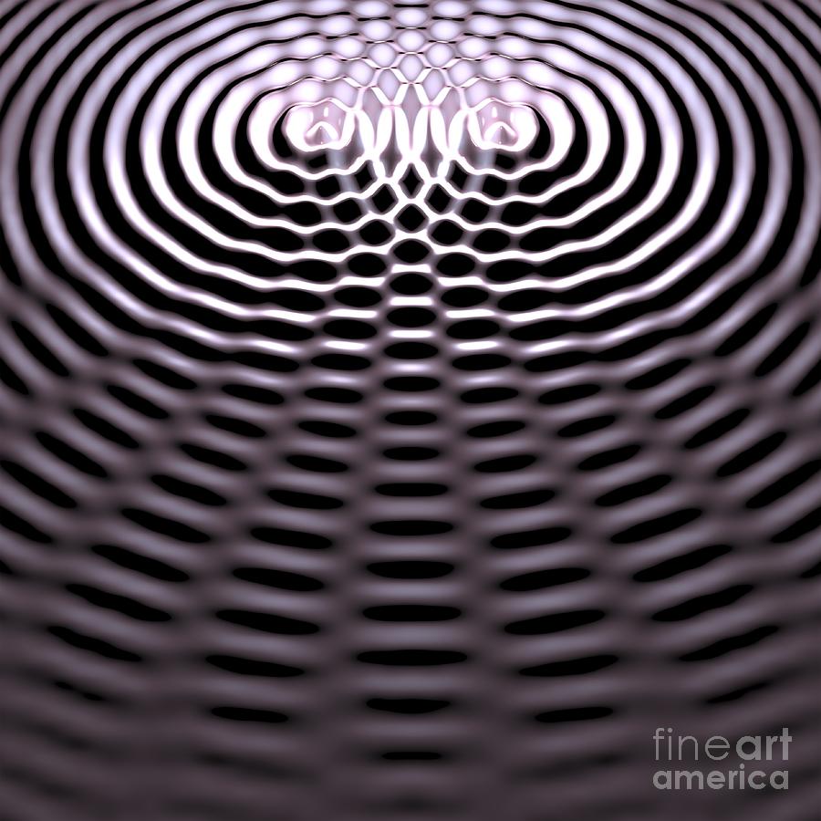 Interference Patterns, Artwork Photograph by Russell Kightley | Fine ...