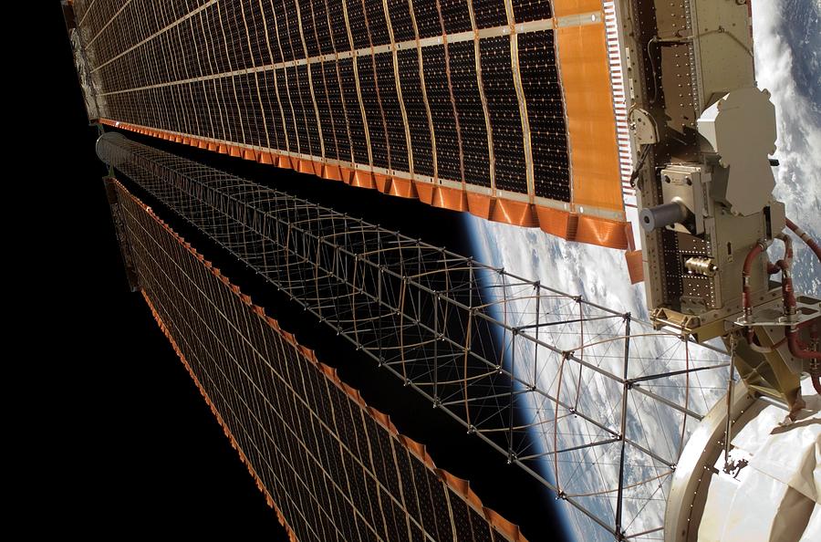 International Space Station Solar Array #1 Photograph by Nasa/science Photo Library