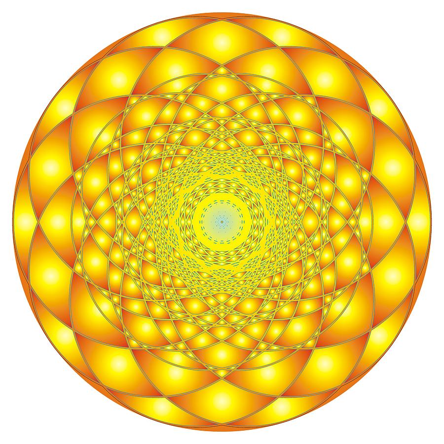 Mandala Digital Art - Interweave by Andre Angermann Mandala Digital Art - Interweave by Andre Angermann