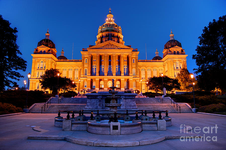 Iowa State Capitol Photograph by Denis Tangney Jr - Fine Art America