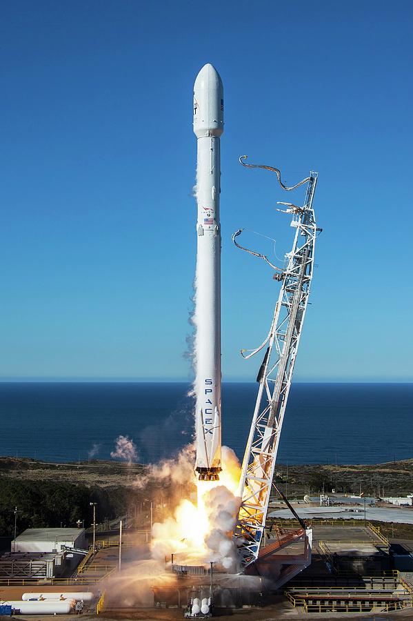 Iridium-1 Satellite Launch #1 Photograph by Spacex/science Photo Library