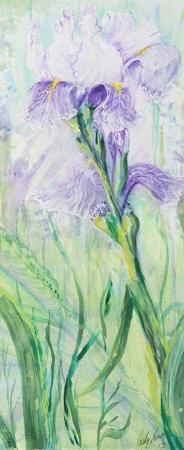 Iris Number Three Painting By Cathy Long - Fine Art America