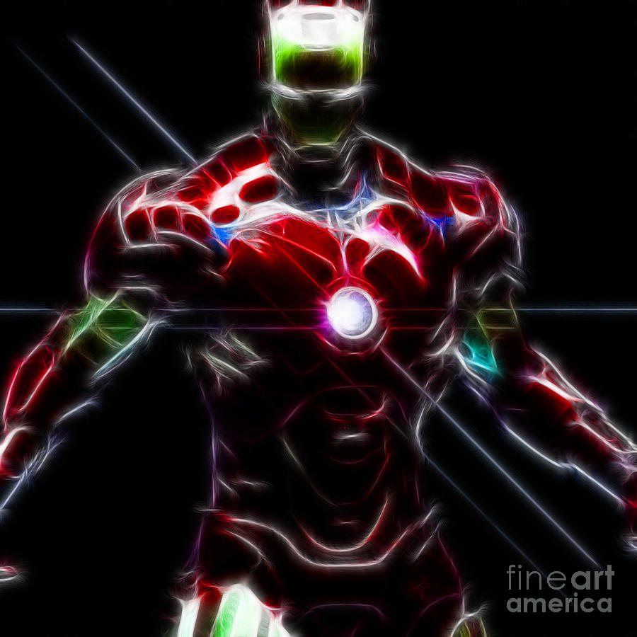 Iron Man - Art #2 Photograph by Doc Braham