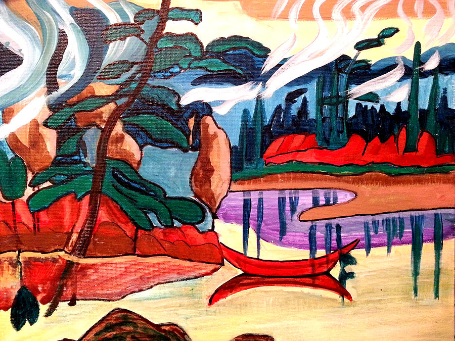Landscape Painting - Island Fantasy by Nikki Dalton