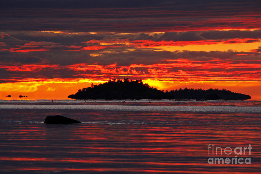 Island Sunset #1 Photograph by Inge Riis McDonald