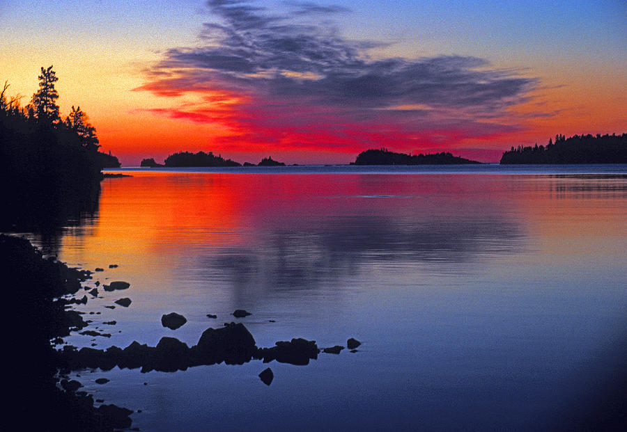 Isle Royale dawn Photograph by Dennis Cox