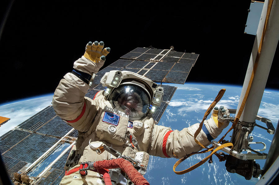 Device Photograph - Iss Spacewalk #1 by Nasa