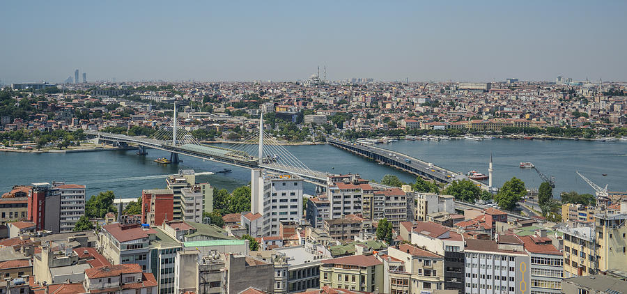 Istanbul Turkey Cityscape #1 Photograph by Brandon Bourdages