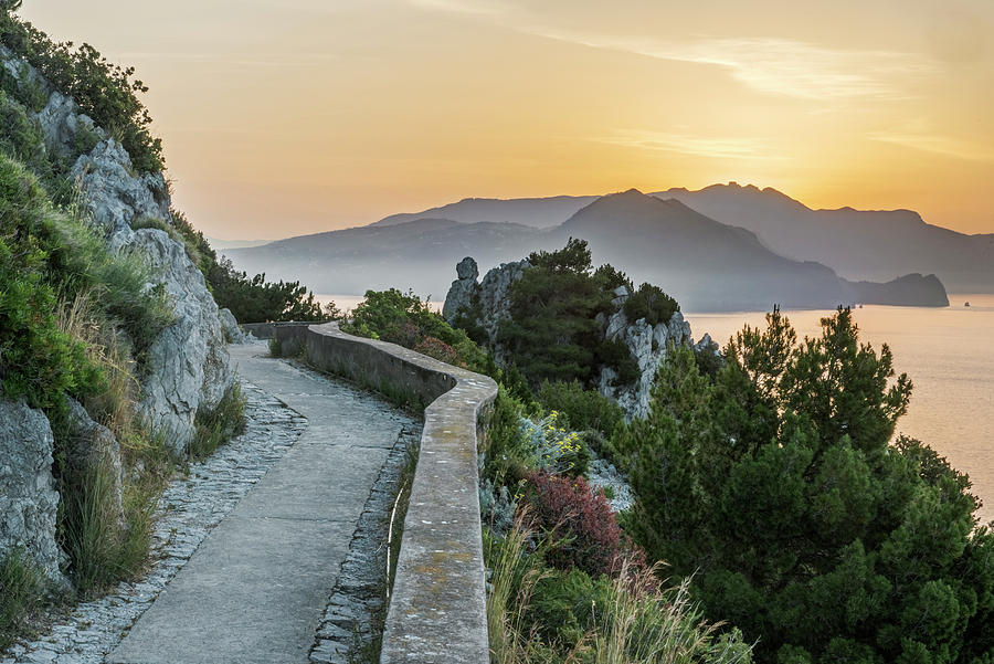 Landscape Photograph - Italy, Isle Of Capri, Sunrise #1 by Rob Tilley