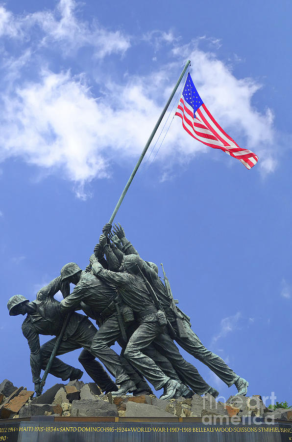 Iwo Jima Memorial # 2 Photograph by Allen Beatty