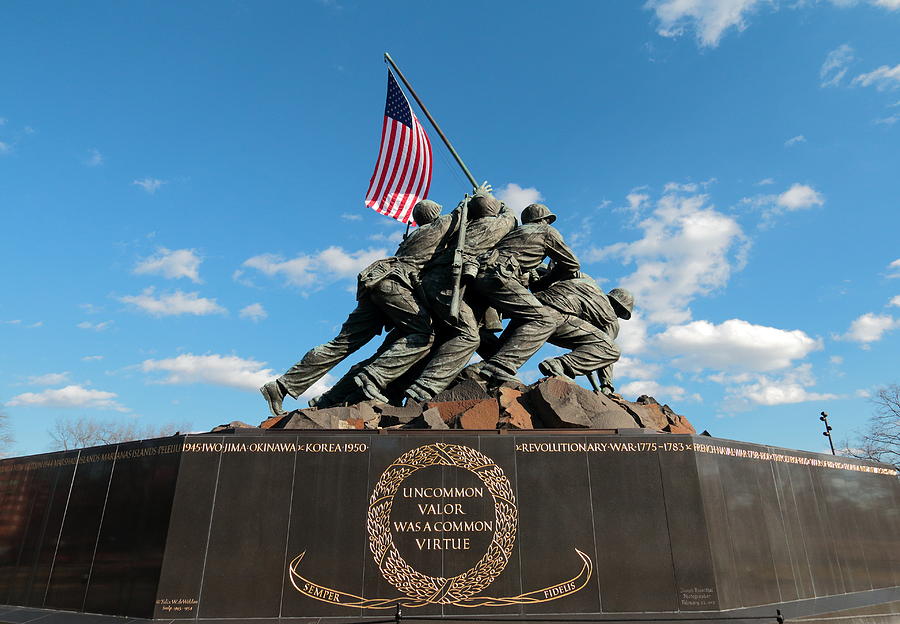 Iwo Jima War Memorial #1 Photograph by Scott Fracasso