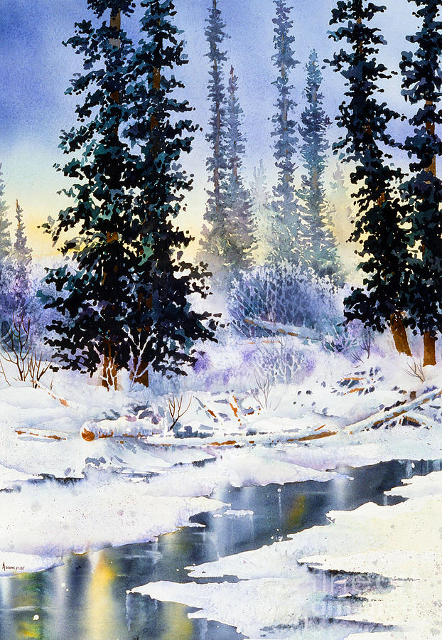 Jack Creek The Wrangells Painting by Teresa Ascone