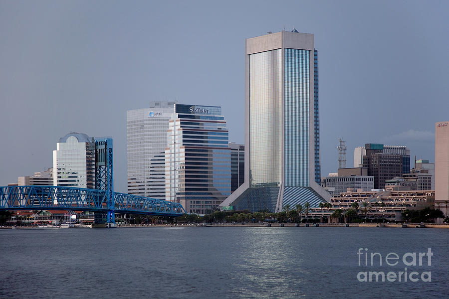 Jacksonville Photograph - Jacksonville Skyline #1 by Bill Cobb