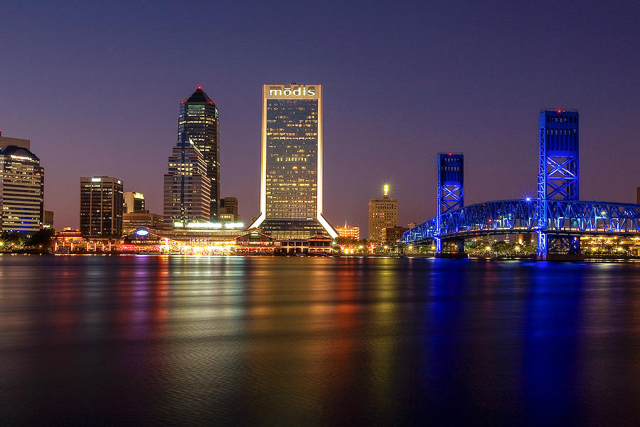 Jacksonville Skyline Photograph by Chris Moore