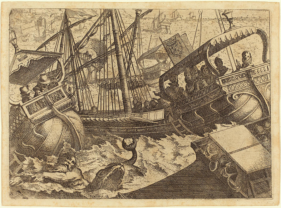 Jacques Callot French, 1592 - 1635, Storm Off The Coast Drawing by ...