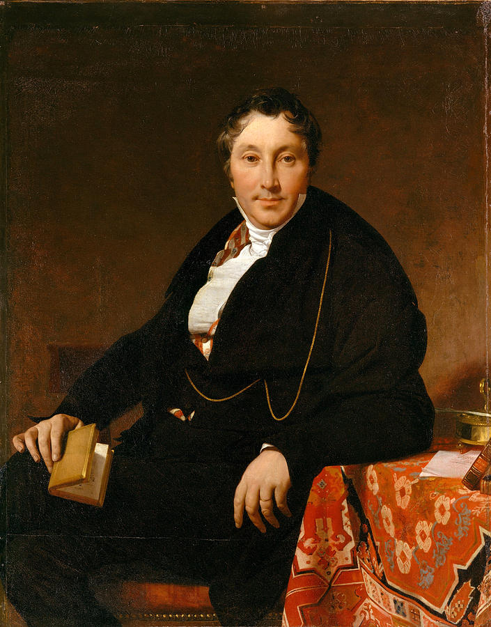 Jacques-Louis Leblanc #3 Painting by Jean Auguste Dominique Ingres