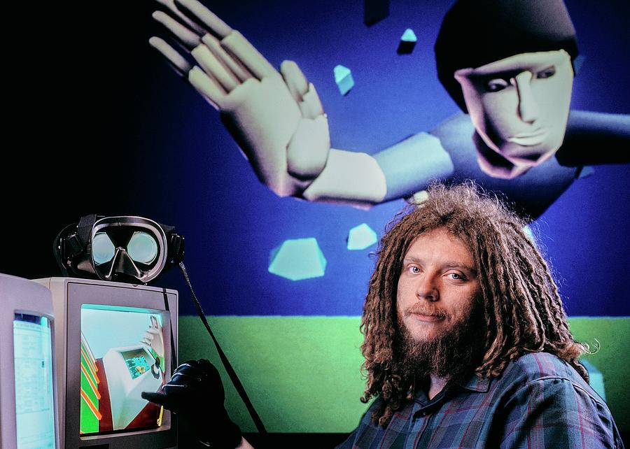 Jaron Lanier #1 Photograph by Peter Menzel/science Photo Library