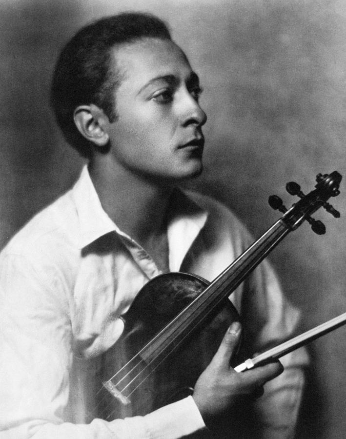 Jascha Heifetz (1901-1987) Photograph by Granger