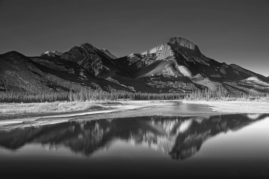 Jasper Mountain Range #1 Photograph by Randall Nyhof