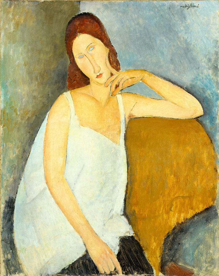 Jeanne Hebuterne #5 Painting by Amedeo Modigliani