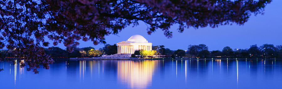 Jefferson Memorial, Washington Dc #1 Photograph by Panoramic Images