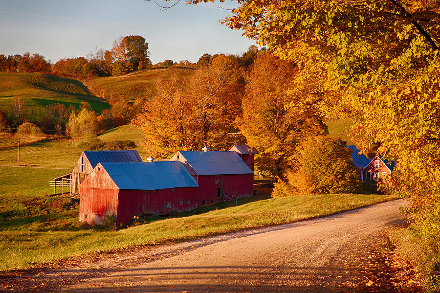 Fall Photograph - Jenne farm #1 by Jeff Folger