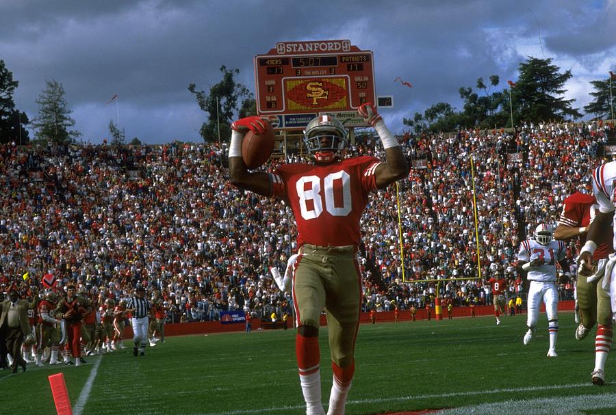 Jerry Rice 49ers Photograph by Otto Greule Jr