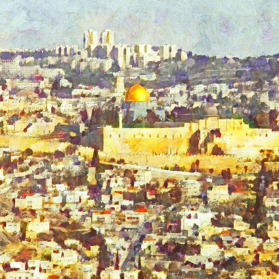 Jerusalem Sunrise #1 Digital Art by Digital Photographic Arts